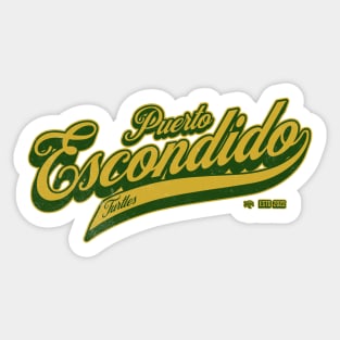 The green team of sea turtles from Puerto Escondido, Mexico Sticker